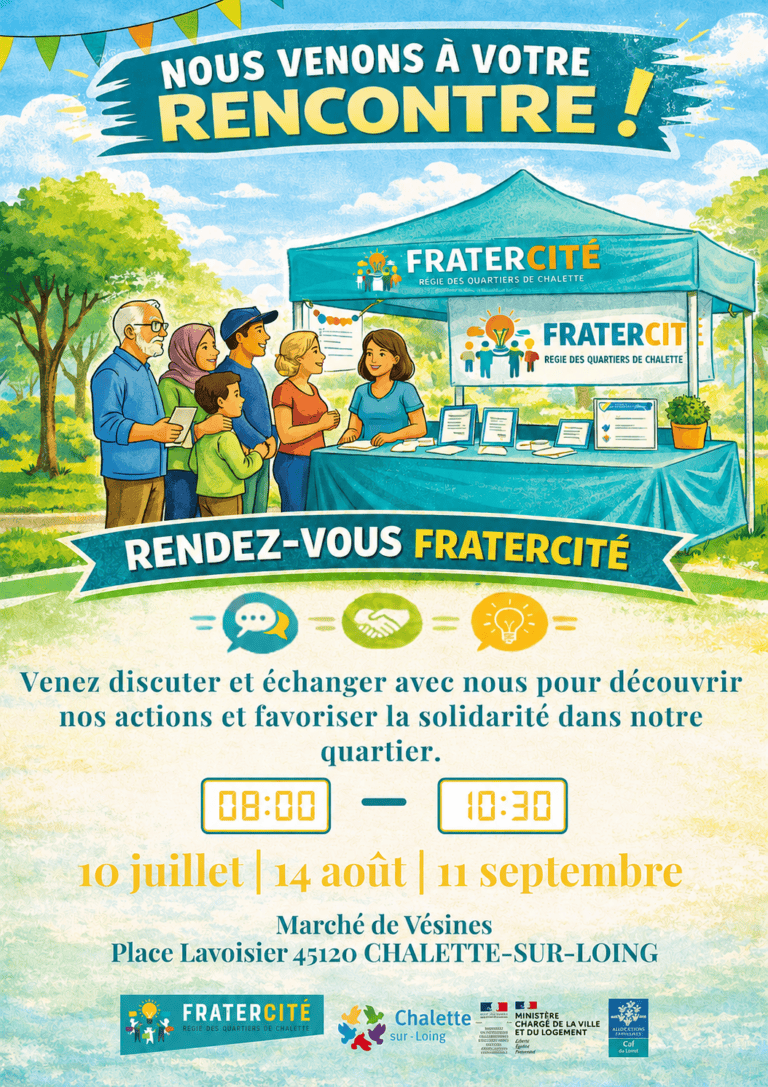 RDV Fratercité juilet aout septembre